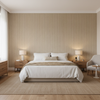 Blyth Weave Straw — Bedroom Room Setting