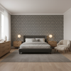 Blyth Weave Slate — Bedroom Room Setting