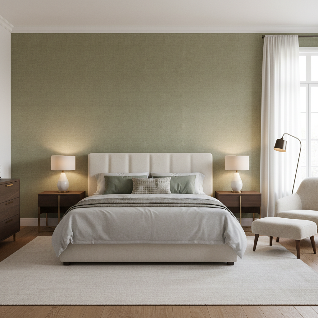 Arezzo Celadon — Bedroom Room Setting