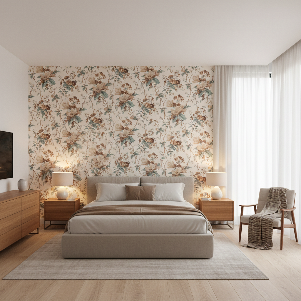 De La Tour Lichen — Bedroom Room Setting