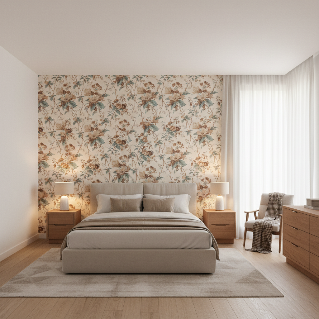 De La Tour Lichen — Bedroom Room Setting