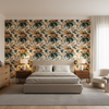 De La Tour Blu/Brow/Ecru — Bedroom Room Setting