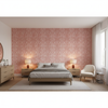 Drayton Print Rust — Bedroom Room Setting