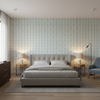 Elba Print Chambray — Bedroom Room Setting