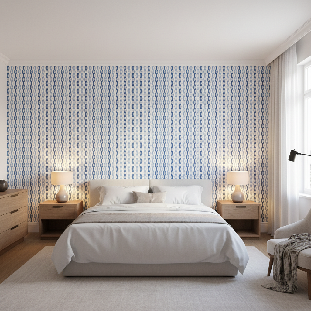 Elba Print Capri — Bedroom Room Setting