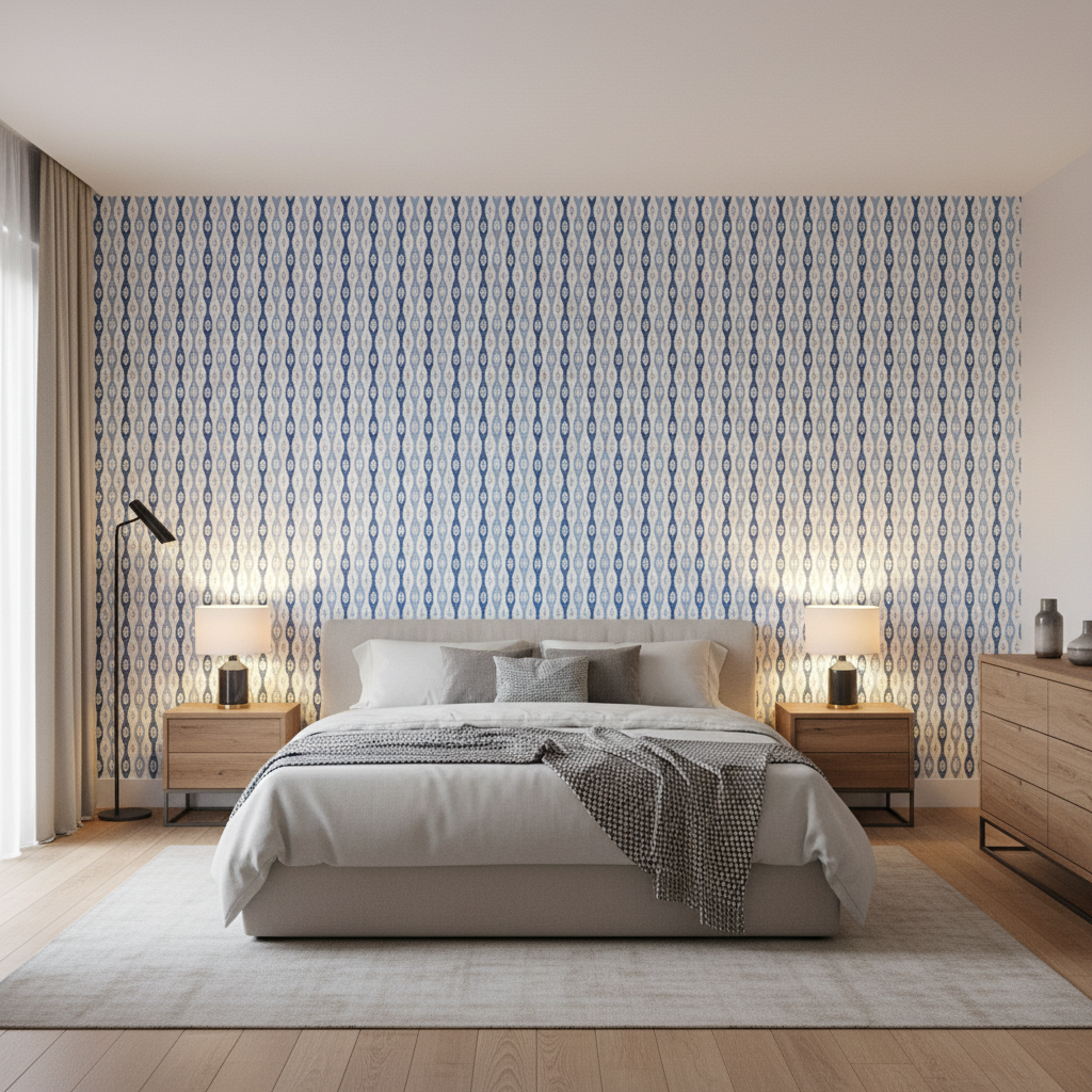 Elba Print Capri — Bedroom Room Setting