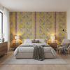 Bongol Print Citrine — Bedroom Room Setting