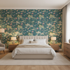 Luzon Print Lagoon — Bedroom Room Setting