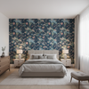Luzon Print Sapphire — Bedroom Room Setting