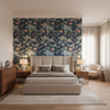 Luzon Print Sapphire — Bedroom Room Setting