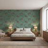 Bongol Velvet Jade — Bedroom Room Setting