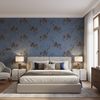 Bongol Velvet Sapphire — Bedroom Room Setting