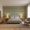 Eldora Print Juniper/Leaf — Bedroom Room Setting