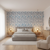 Eldora Print Slate — Bedroom Room Setting