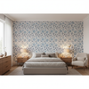 Eldora Print Slate — Bedroom Room Setting