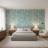 Marion Print Aegean — Bedroom Room Setting