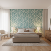 Marion Print Aegean — Bedroom Room Setting