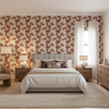 Benday Print Red/Blue — Bedroom Room Setting