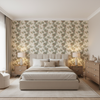 Benday Print Green/Rose — Bedroom Room Setting