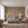 Granada Print Bronze — Bedroom Room Setting