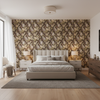 Upton Cotton Java/Moss — Bedroom Room Setting