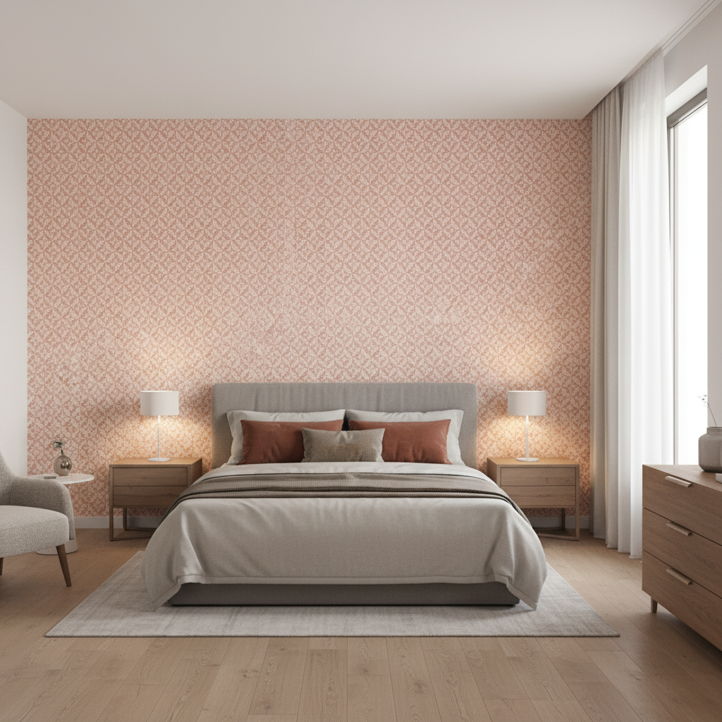 Triana Weave Petal — Bedroom Room Setting