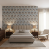 Seville Weave Navy/Marine — Bedroom Room Setting