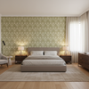 Seville Weave Celadon/Moss — Bedroom Room Setting