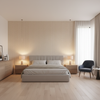 Leon Weave Sand — Bedroom Room Setting