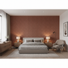 Leon Weave Brick — Bedroom Room Setting