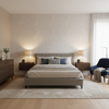 Valencia Sheer Ivory — Bedroom Room Setting