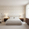 Lillie Embroidery Ivory — Bedroom Room Setting