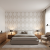 Lillie Sheer ivory — Bedroom Room Setting
