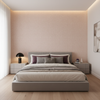 Alfaro Weave - Brick Burgundy/Red By Lee Jofa | Triana Weaves | Texture Upholstery - Bedroom Room Setting