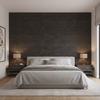 Arezzo - Elephant Taupe By Lee Jofa | Paolo Moschino Fabrics | Solid Upholstery Velvet - Bedroom Room Setting