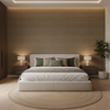 Arezzo - Hazel Camel By Lee Jofa | Paolo Moschino Fabrics | Solid Upholstery Velvet - Bedroom Room Setting