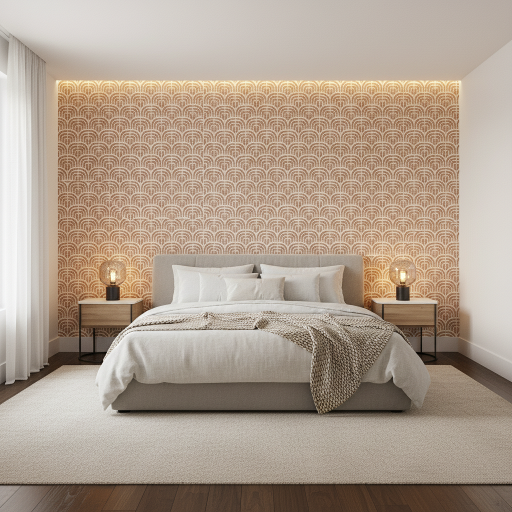 Bale - Radicchio Pink By Lee Jofa | Carrier And Company |Modern Geometric Upholstery - Bedroom Room Setting