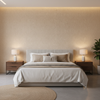 Bennett - Cobblestone Grey By Lee Jofa | James Huniford |Solid Texture Upholstery Mohair - Bedroom Room Setting
