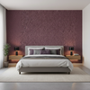 Bennett - Prune Purple By Lee Jofa | James Huniford |Solid Texture Upholstery Mohair - Bedroom Room Setting