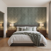 Callow Velvet - Aqua Turquoise By Lee Jofa | Harlington Velvets | Modern Upholstery Velvet - Bedroom Room Setting