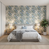 Chinese Lantern Ii - Sky/Jade Multi By Lee Jofa |  |  Multipurpose Print - Bedroom Room Setting