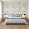 Chinese Peony - Blue Blue By Lee Jofa | Lee Jofa 200 |Botanical & Floral  Multipurpose Print - Bedroom Room Setting