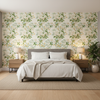 Chinese Peony - Gold White By Lee Jofa | Verdmont Collection |Botanical & Floral  Multipurpose Print - Bedroom Room Setting