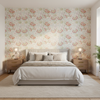 Davenport Print - Cabana Multi By Lee Jofa | Westport |Botanical & Floral  Multipurpose Print - Bedroom Room Setting