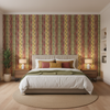 Desning Velvet - Pink/Gold Multi By Lee Jofa | Harlington Velvets | Global Upholstery Velvet - Bedroom Room Setting