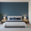 Dublin Linen - Denim Blue By Lee Jofa | Colour Complements Ii |Solid Texture Multipurpose - Bedroom Room Setting