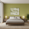Dublin Linen - Meadow Green By Lee Jofa | Colour Complements Ii |Solid Texture Multipurpose - Bedroom Room Setting