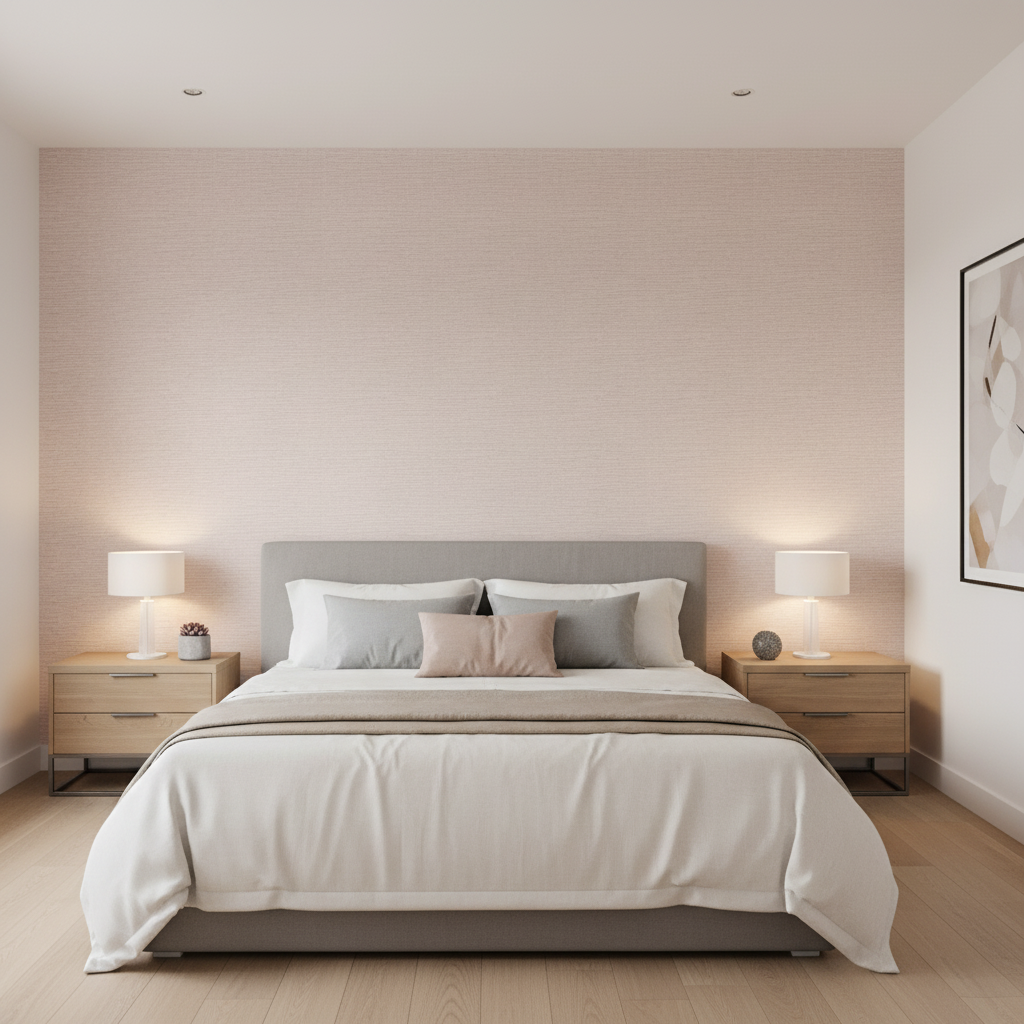 Dublin Linen - Pink Pink By Lee Jofa | Colour Complements Ii |Solid Texture Multipurpose - Bedroom Room Setting