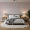 Elba Print - Admiral Multi By Lee Jofa | Avondale |Global Stripes Multipurpose Print - Bedroom Room Setting