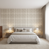 Fannin Plaid - Stone/Mink Grey By Lee Jofa | Lodge Ii Weaves And Embroideries |Plaid / Check  Upholstery Chenille - Bedroom Room Setting
